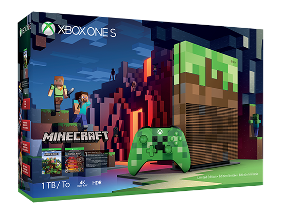 Xbox One S 1TB Minecraft Limited Edition