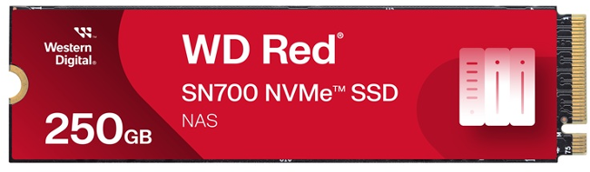 WD Red SN700 POWERED BY SANDISK/250GB/SSD/M.2 NVMe/5R
