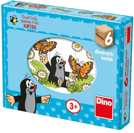 Dino kostky veselý krtek
