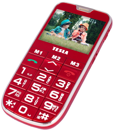 Tesla SimplePhone A50 červený