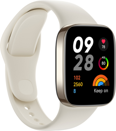 Xiaomi Redmi Watch 3/Ivory/Sport Band/Ivory