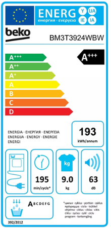 Beko BM3T3924WBW