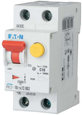 Eaton PFL7-10/1N/B/003-A 10A 30mA A 263435