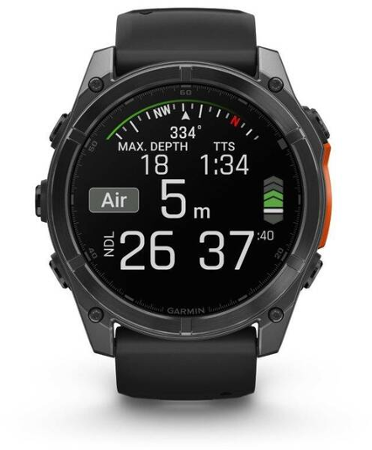 Garmin Fenix 8 AMOLED 51mm Slate Gray Steel/Black 010-02905-00