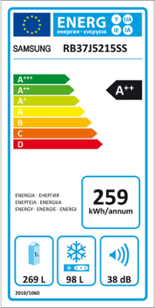 Samsung RB37J5215SS/EF