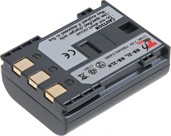 T6 power Canon NB-2L, NB-2LH, 750mAh