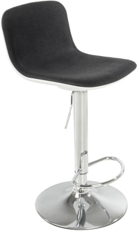 Barová židle G21 Lima látková, black