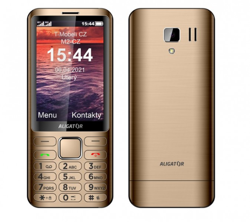 Aligator D950 Dual sim Zlatý