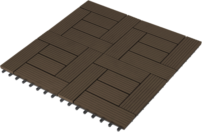 WPC dlaždice G21 Palmyra, Indický teak, balení 1 m2