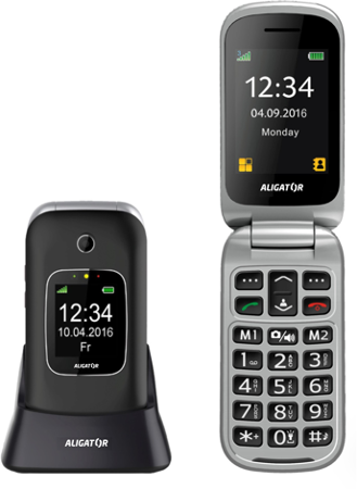 Aligator V650 Senior černo-stříbrny