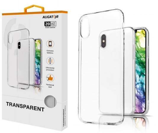 ALIGATOR Pouzdro Transparent Samsung A52 5G