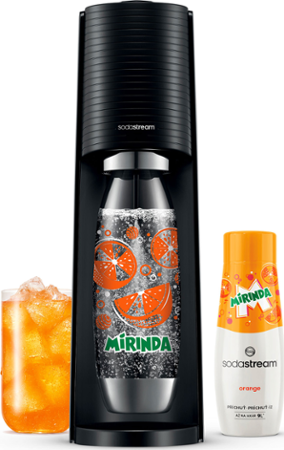 SodaStream TERRA Black MIRINDA Mpack