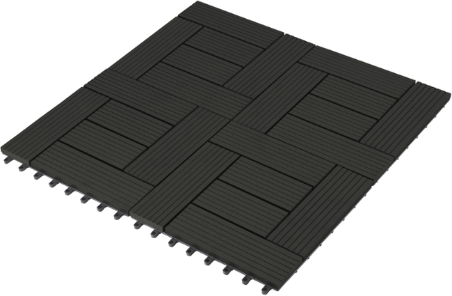 WPC dlaždice G21 Palmyra, Eben, balení 1 m2