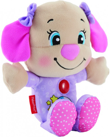 Fisher Price uspávací pejsek a pejskova sestřička do postýlky