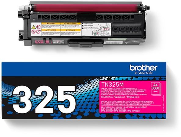 Brother TN-325M, toner magenta, 3 500 str.