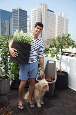 Keter Cylinder L grafitový