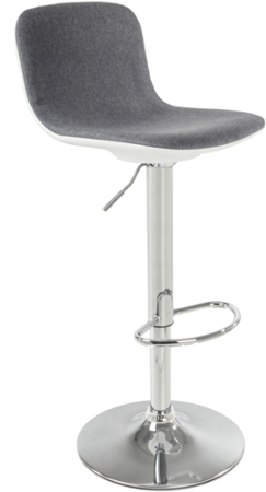 Barová židle G21 Lima látková, gray