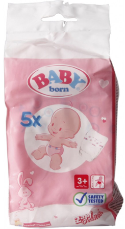Plenky Baby born 5 kusů