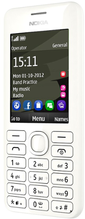 Nokia 206 White Dual SIM