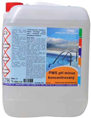 PWS pH mínus koncentrovaný 10l