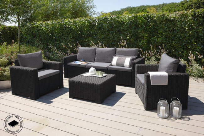 Keter California grafitové 2ks