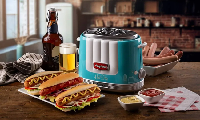 Ariete Party Time Hot Dog Maker 206/01, modrý