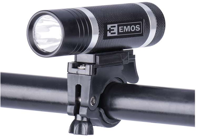 Svítilna na kolo SET 1+3x LED, přední+zadní, Emos P3920