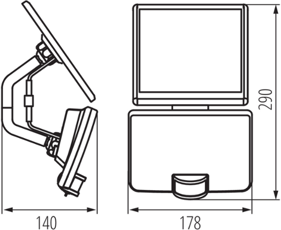 Kanlux 36605 FL SOLNAR SLR 8W NW-B