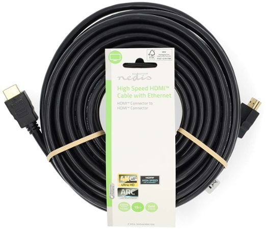 Nedis CVGL34060BK150 HDMI 4K@60Hz 15 m