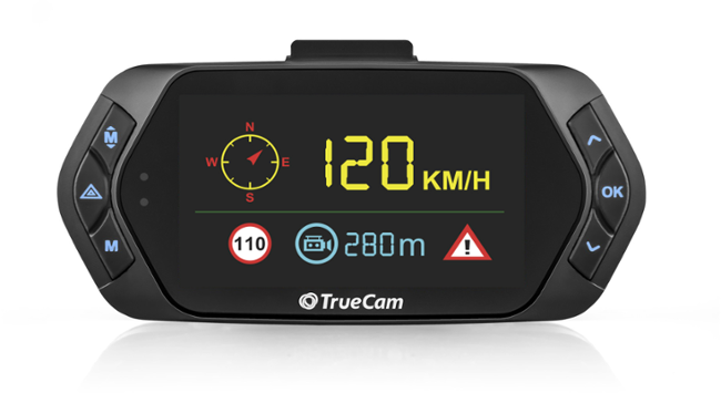 TrueCam A7s GPS s (detekcí radarů)