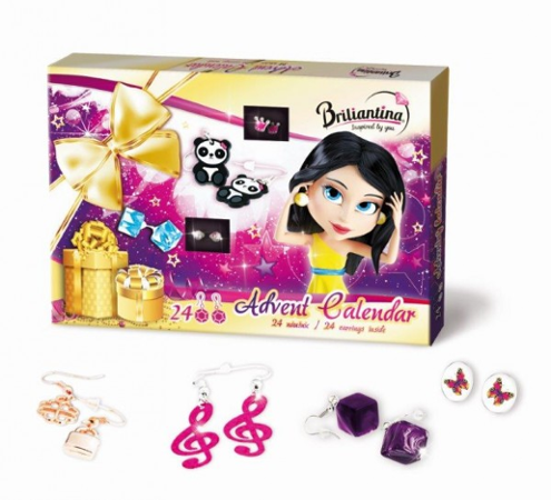 Bonaparte Adventní kalendář Briliantina sběratelské náušnice