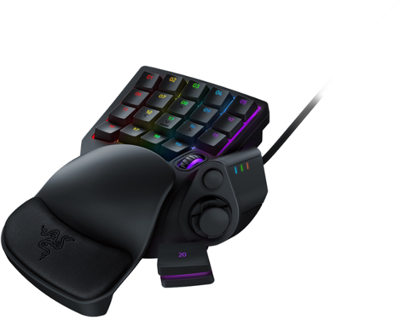 Razer Tartarus V2, RGB LED, černá