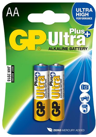 GP Ultra Plus Alkaline 15AUP 2ks