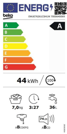 Beko EWUE76261CSH1W
