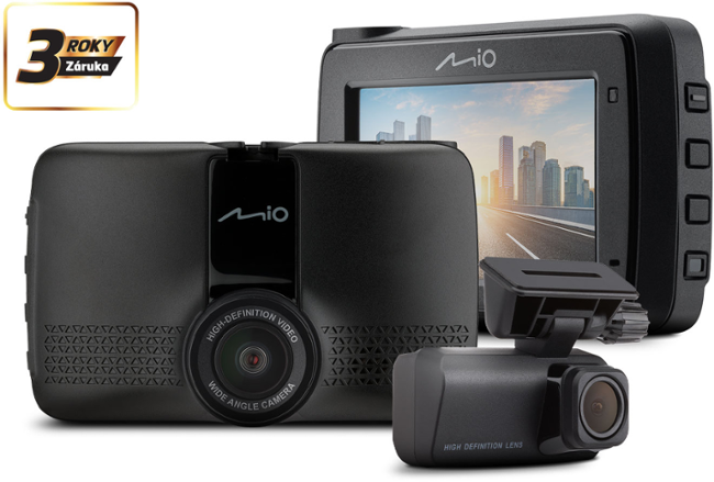 Kamera do auta MIO MiVue 903WD Pro Dual 2.5K HDR WIFI GPS Starvis2 Smartbox