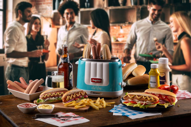 Ariete Party Time Hot Dog Maker 206/01, modrý