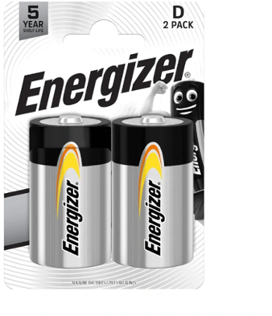 Energizer Baterie Alkaline monočlánek D 2ks EE006