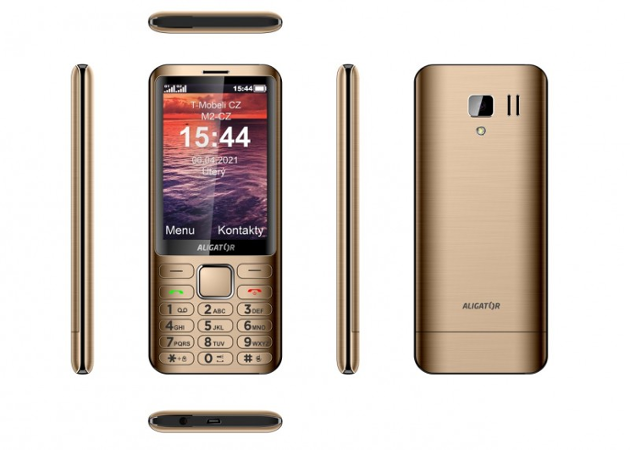 Aligator D950 Dual sim Zlatý