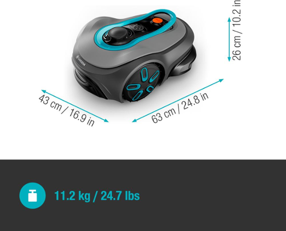 Gardena Smart SILENO Free 800 m²