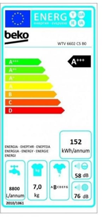 Beko WTV 6602 CS B0