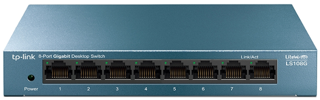 TP-Link LS108G 8xGigabit Desktop Switch Fanless