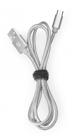 Aligator datový kabel PREMIUM 2A, Micro USB šedý