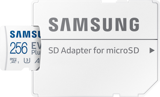 Samsung MicroSDXC 256GB + SD adaptér MB-MC256SA/EU