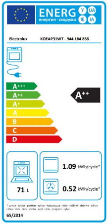 Electrolux KOEAP31WT