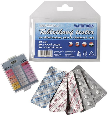 Marimex Tabletový tester na pH a chlorovou koncentraci 11305001