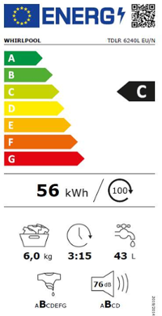 Whirlpool TDLR 6240L EU/N