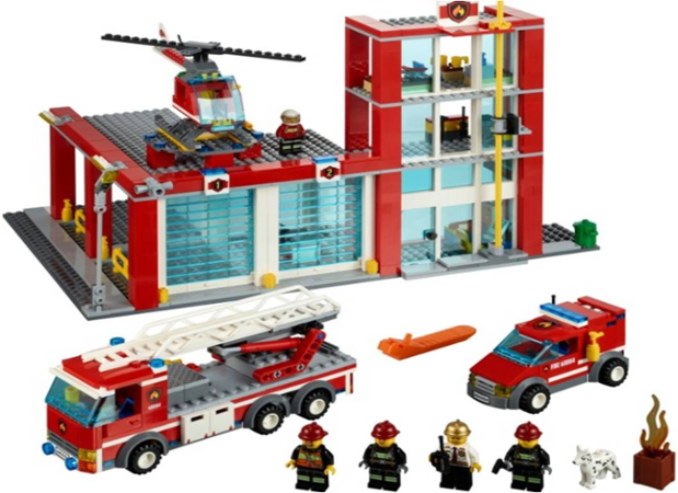 LEGO City 60004 Hasičská stanice