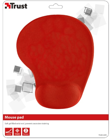 podložka TRUST BigFoot Gel Mouse Pad - red