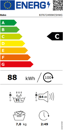 Beko B3T672490WCSHWG