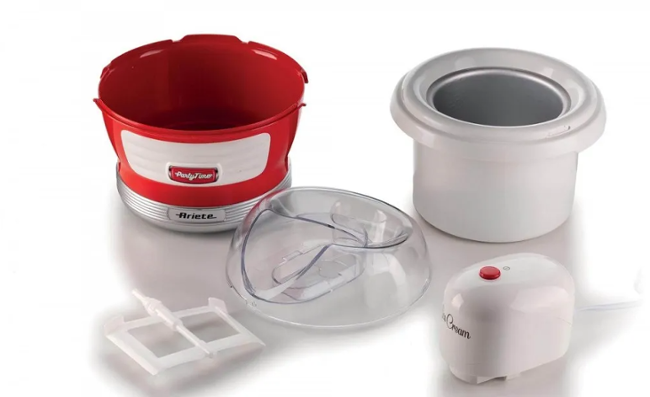 Ariete Party Time Ice Cream Maker 643, červený